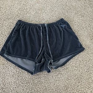 Pink Velvet Comfy Shorts